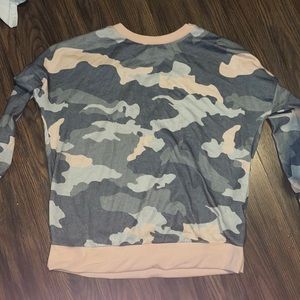 Camo sweater